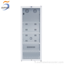 Valkoinen 299L suuren kapasiteetin kompressorin lääkkeen jääkaappi